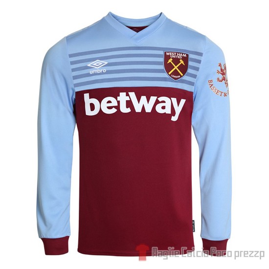 Maglia West Ham Home Manica Lunga 2019/2020 - Clicca l'immagine per chiudere